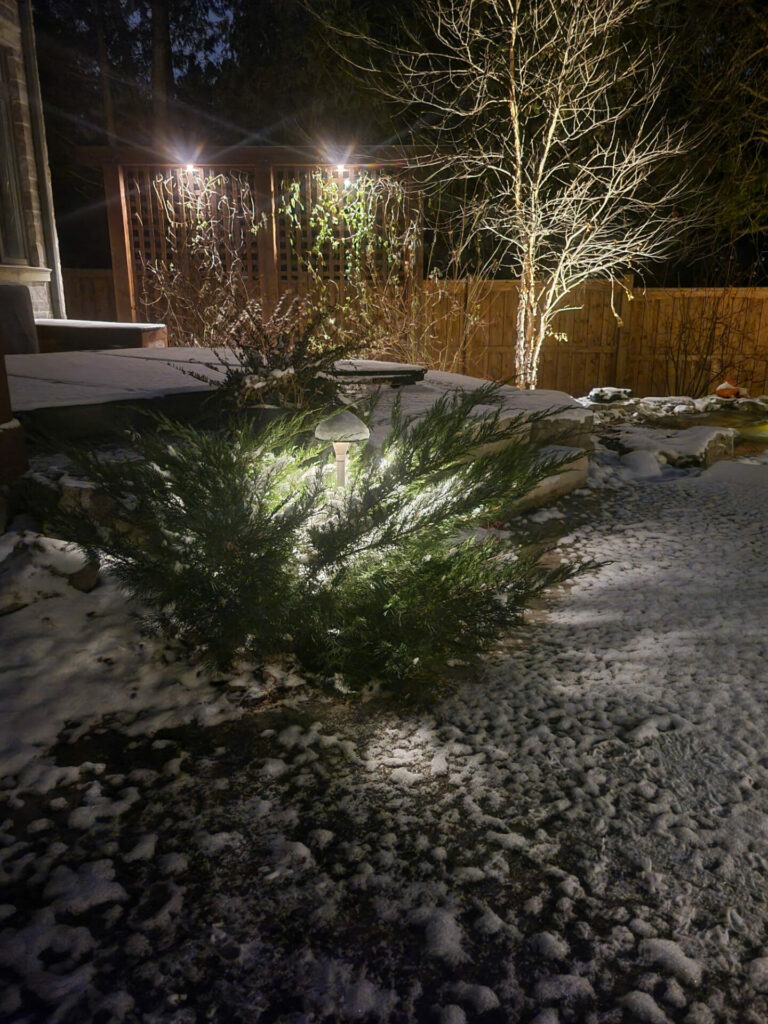 outdoor landscape lighting in Ontario